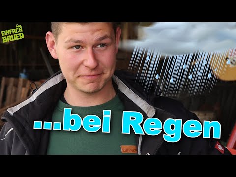 Farmer and apprentice in the rain