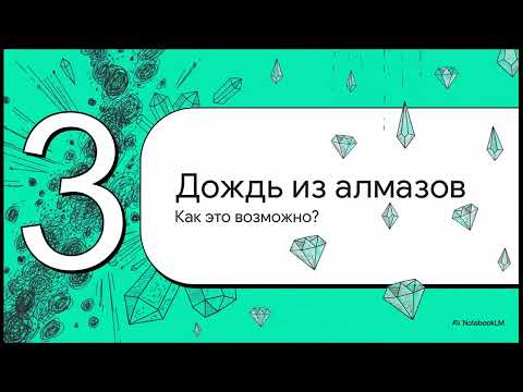 Атмосферы сажи, дожди алмазов