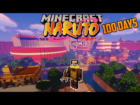 I Survived 100 Days in Naruto Anime Mod... As an UCHIHA! Here's What Happened! - Modded Minecraft