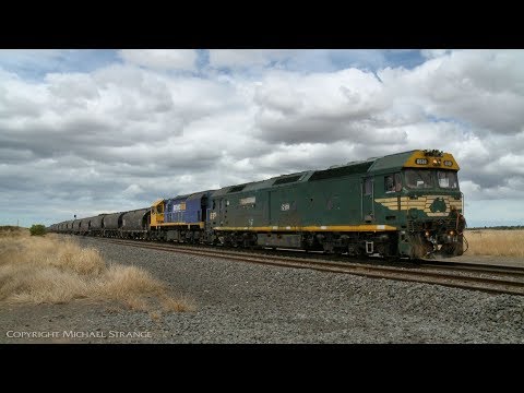 7GK5 Pacific National Grain Train - PoathTV Australian Railways
