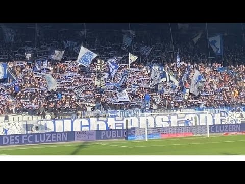 FCL FC Luzern - FC ST. Gallen - Game Opening  #soccer #football 