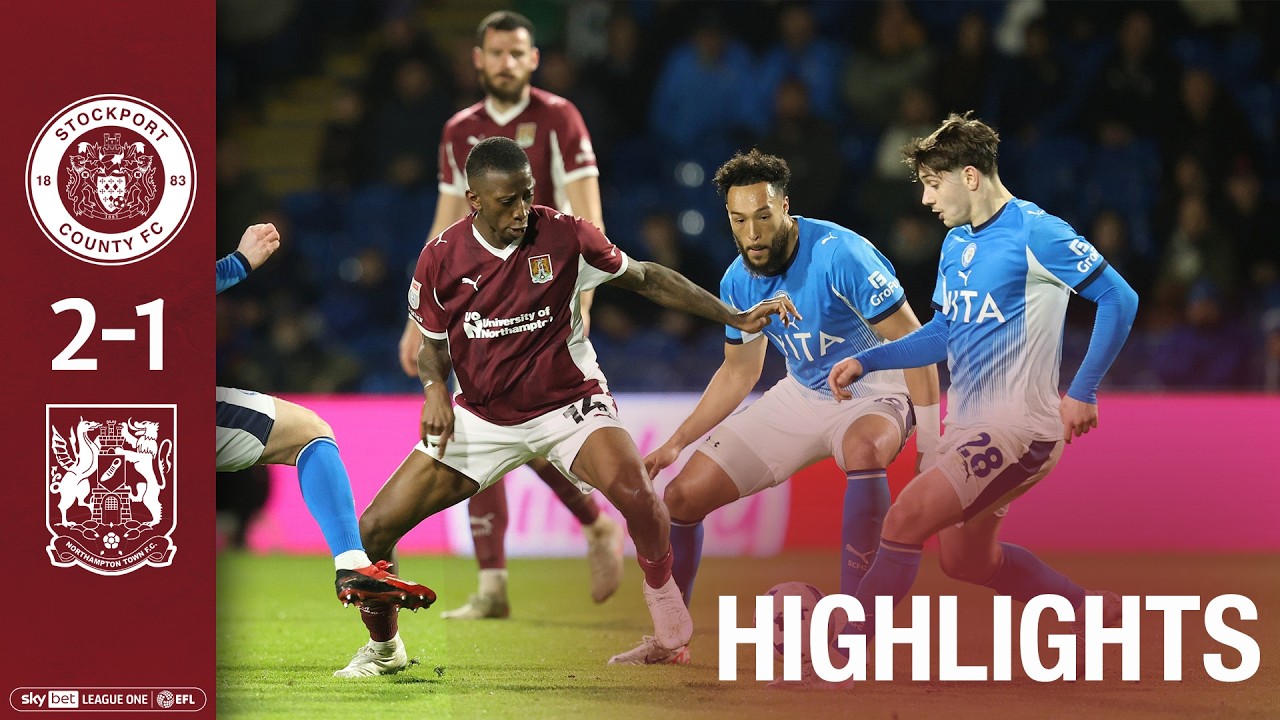 Stockport County vs Northampton Town Highlights