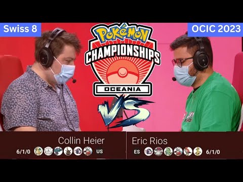 Pokémon VGC OCIC 2023 Colin Heier vs Eric Rios VG Day 1 2023 Oceania International Championships