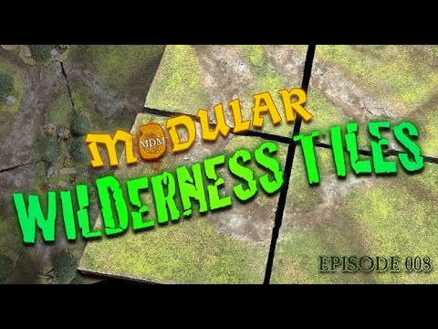 HOW TO CRAFT MODULAR WILDERNESS TILES for League of Dungeoneers and D&D