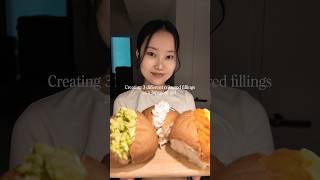 【Recipe】3 different colored fillings💚🤍🧡