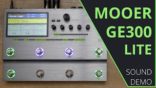 Video thumbnail for Mooer GE300 Lite - Sound Demo (no talking) by Guitar Bonedo