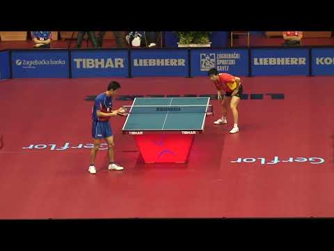 Ma Long (CHN) - Joo Se Hyuk (KOR): R16 match at the 2007 World Championships in Zagreb