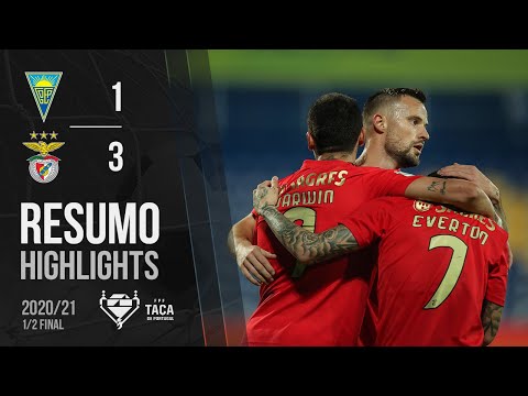 Highlights | Resumo: Estoril Praia 1-3 Benfica (Taça de Portugal 20/21)