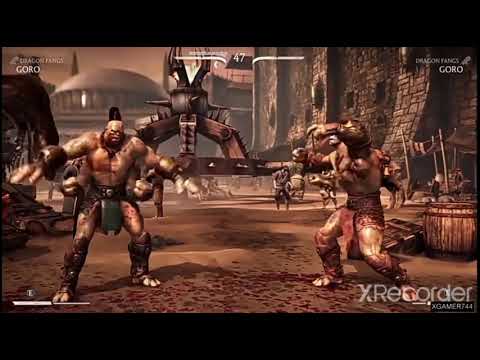 evolution battles with goro in mortal Kombat games
