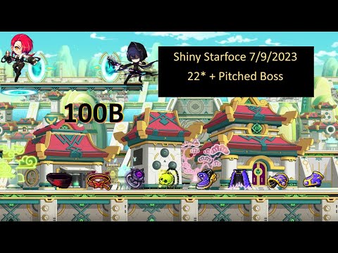 Shiny Starforce [100B] [22* + PITCHED BOSS] (15 - 22 STREAK!)