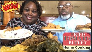 OUR FAVORITE MONTGOMERY, AL RESTAURANT | Fried Tomato Buffet Home Cooking