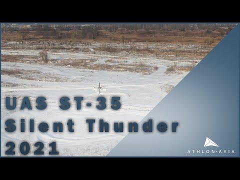 2021. UAS ST-35 "Silent Thunder" tests/ Випробування БпАК ST-35 "Грім" by @AthlonAvia