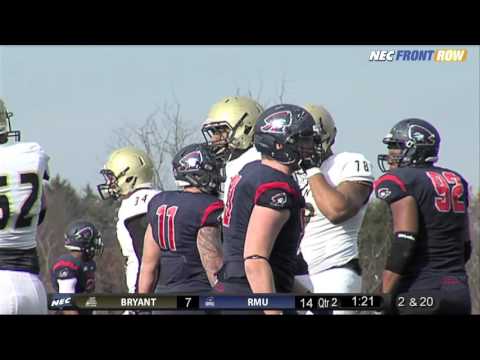 RMU vs Bryant Football Highlights