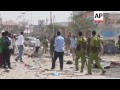 Raw: Hotel Attacked in Mogadishu, Somalia