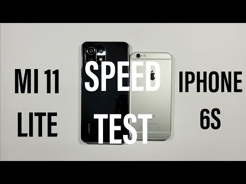 Xiaomi Mi 11 Lite vs Iphone 6s Speed  Speed Test