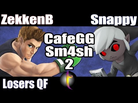 CGG2 Singles: SSB Wii U - LQF - ZekkenB vs Snappy