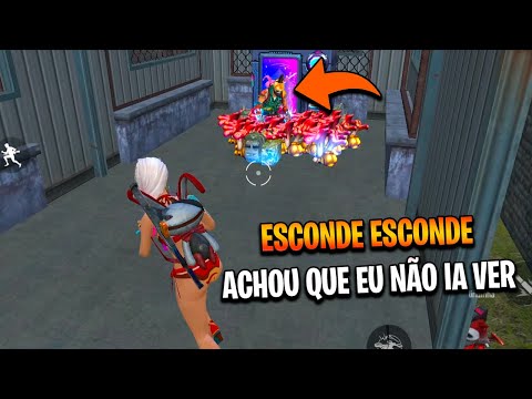 ESCONDE ESCONDE   LEVEI O MAIOR PELÉ DE UM INSCRITO E FIQUEI PERDIDO #freefire #ff