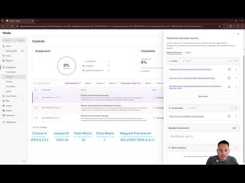 ISO 27001 Control 5.1: Vanta Framework Mapping (2013 vs 2022)