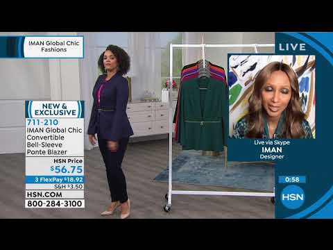 HSN | IMAN Global Chic Fashions 09.09.2020 - 10 AM