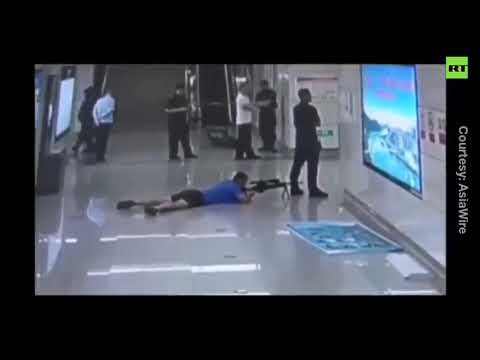 Sniper Shoots Hostage Taker From Between The Colleague's Legs