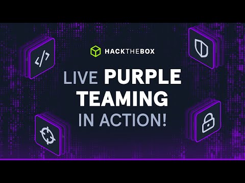 Live purple teaming exercise | HTB Detection & OpSec Cyber Range demo