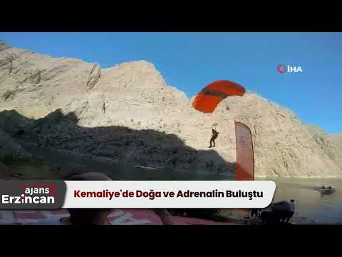 Kemaliye'de Doğa ve Adrenalin Buluştu