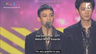 EXO OT9 moments of the past year - You'll Come Back, Lay~ We'll wait for you~