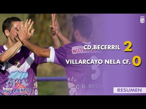 Resumen del encuentro CD.Becerril 2 - Villarcayo Nela CF. 0