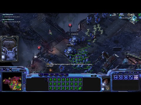 StarCraft 2 Wings of Liberty: Plus Co-op Mode Campaign Mission 3 - Zero Hour