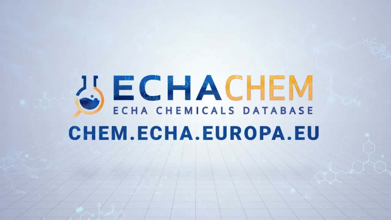 ECHA CHEM tutorial: How to find analytical information in REACH registrations
