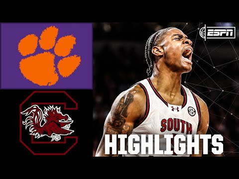 🚨 OT THRILLER 🚨 Clemson Tigers vs. South Carolina Gamecocks | Full Game Highlights | ESPN CBB