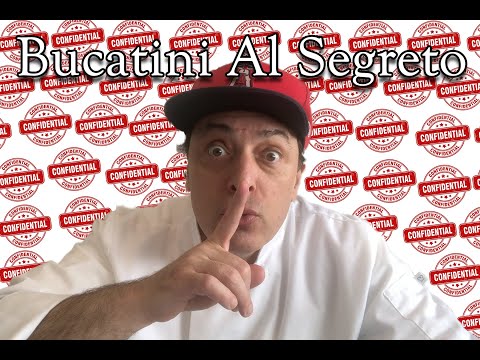 Italian Food Recipe: Bucatini Al Segreto with Chef G.S. Argenti