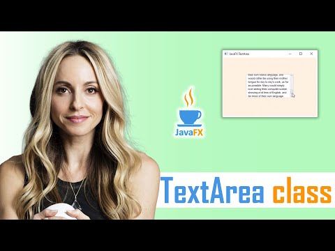#19  JavaFX  | Complete Beginners | Class TextArea [1]