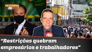 Doria sente pressão e recua em fechamento do comércio | Morning Show