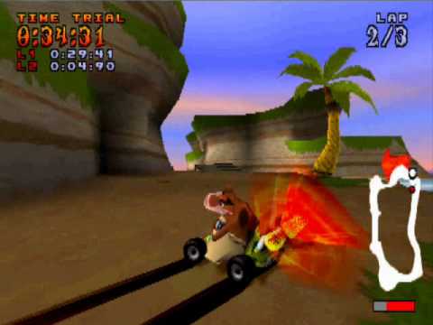 Crash Team Racing - Crash Cove 1:23:90 - Dingo Dile