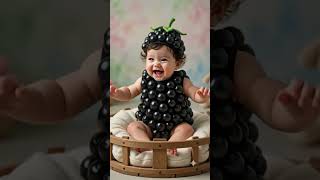 Bebês frutas, lindos dando gargalhadas.#bebes #bebêsfofos #bebesfrutas
