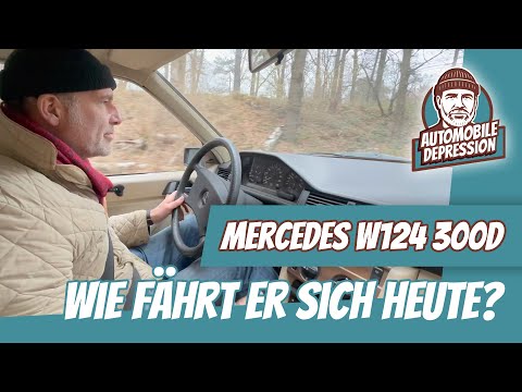 Mercedes W124 300D – How does it drive today? Test drive & sound check