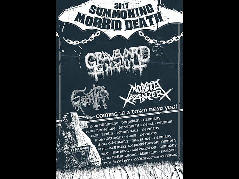 Graveyard Ghoul-"Mouldered To Madness" Live 18.1.2017 at MTS Store Oldenburg