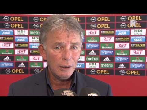 Harry van den Ham na winst in de Kuip