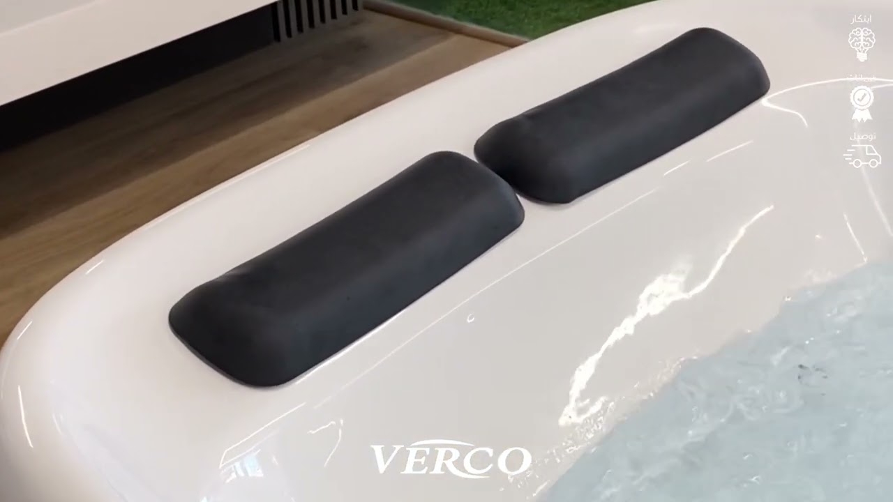  جاكوزي فيركو فاخر ابيض مقاس  VERCO 120*180 cm 