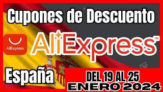 Cupones de Descuento Aliexpress  Enero 2024 - Codigo de Descuento Aliexpress del 19 al 25 de Enero