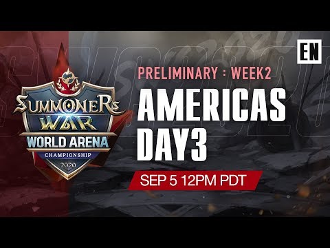 [EN] SWC2020 AMERICAS Preliminary DAY 3 | Summoners War | 서머너즈워