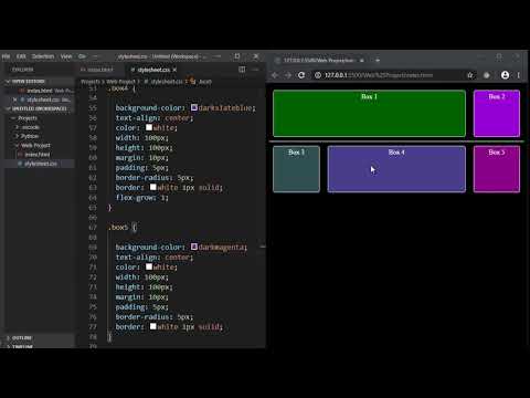 CSS Flexbox Tutorial 11 Layout Part 3
