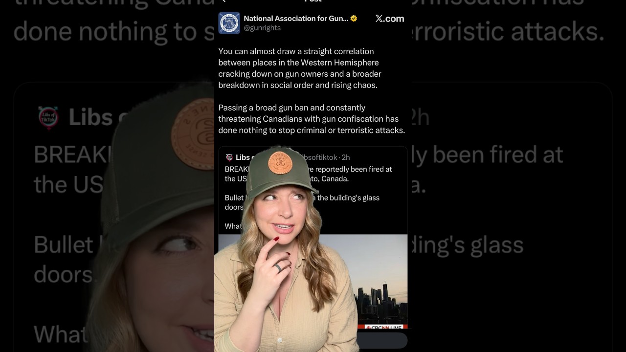 Shots Fired In Canada At US Consulate?!? #shortsfeed #2ndamendment #shortsvideo #shorts
