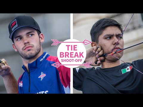 French up first: Cooper takes on Rodrigo for compound junior world bronze | Fivics tiebreak