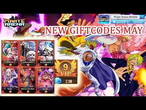 Pirate Arena Mobile New Giftcodes May - One Piece Free V9 & SSR Android iOS