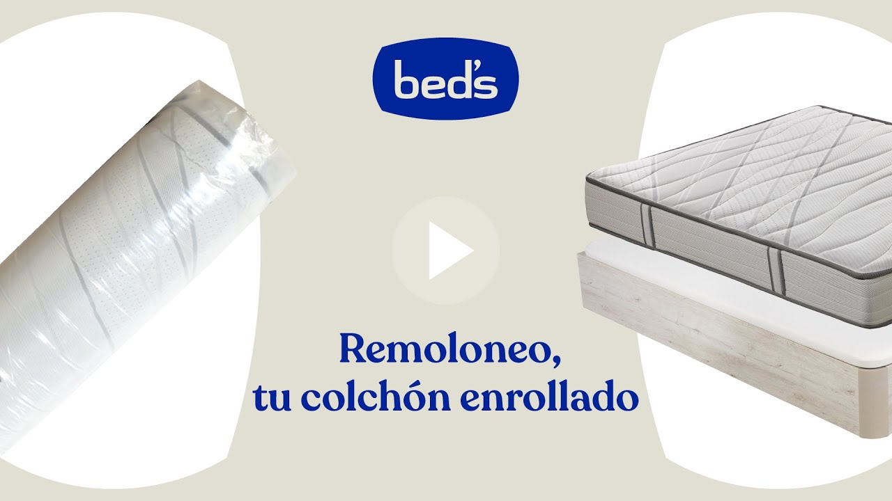 Colchón Fino Enrollable de espuma tecnica HR Colchón Compact de Remoloneo