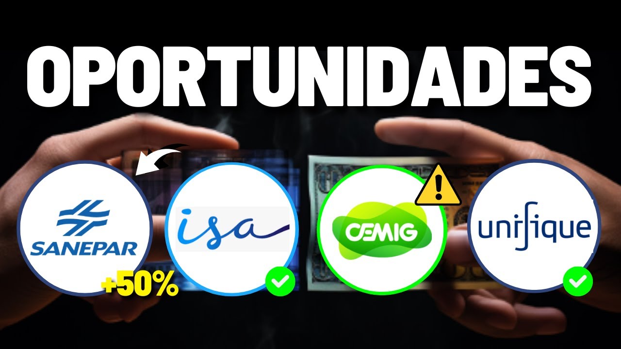 AÇÕES BARATAS DEMAIS P/ SEREM IGNORADAS | CMIG4 FIQE3 SAPR4 ISAE4 EGIE3