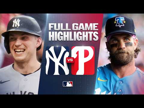 필라델피아 VS 뉴욕양키스 0:1 MLB 하이라이트