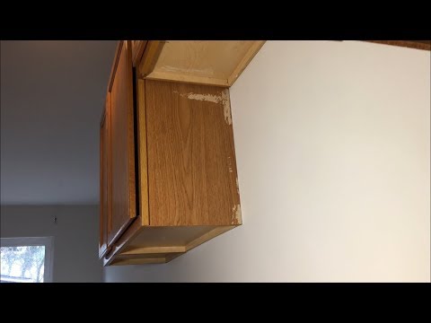 Cabinet Masking Tape Damage Repair